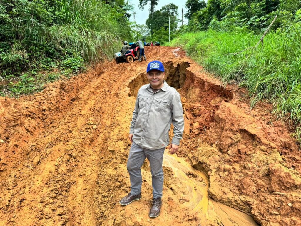 Após percorrer mais de 50 km em ramais, Tadeu Hassem visita comunidade isolada na Resex Chico Mendes e reforça compromisso com famílias da região