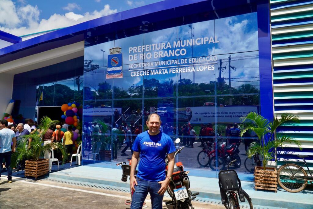 Projeto do vereador Joabe Lira eterniza legado de educadora com nome de nova creche em Rio Branco