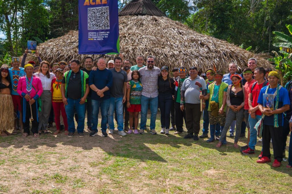 Alan Rick inicia “Fala, Acre!” em aldeia indígena de Feijó e anuncia novos investimentos para comunidades
