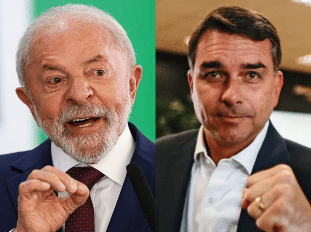 Datafolha: Lula e Flávio aparecem empatados com 45% das intenções de voto no 2º turno