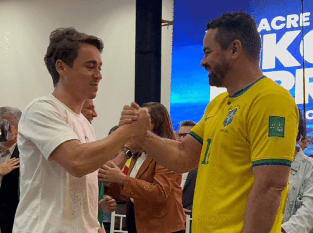 “O choro deles é a prova de que estamos no caminho certo”, diz Arlenilson sobre repercussão da visita de Nikolas ao Acre