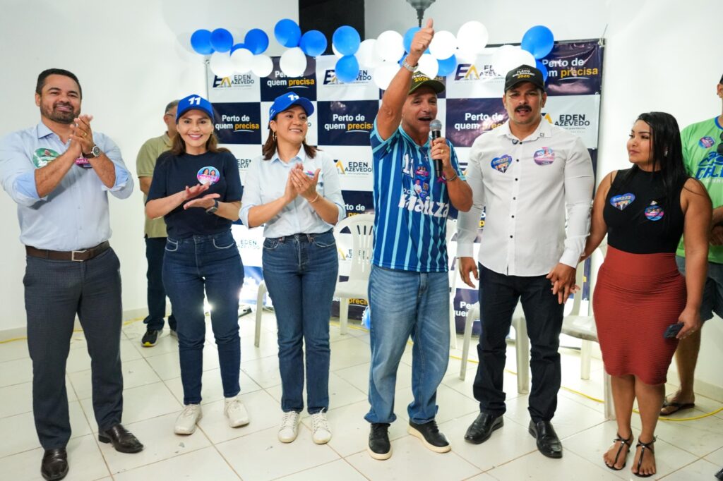 Eden Azevedo inaugura comitê e promete defender segurança, fronteiras e produtor rural em Brasília