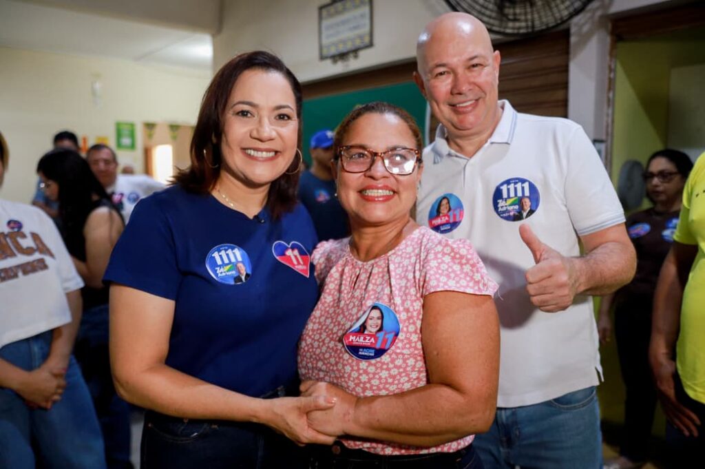 Mailza se reúne com comerciantes no Mercado do 15 e reafirma compromisso com o setor comercial