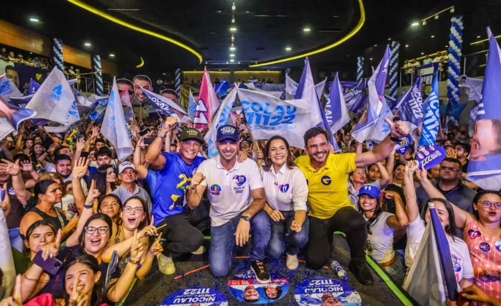 Militância de Nicolau Júnior mostra força e mobiliza multidão no lançamento da candidatura