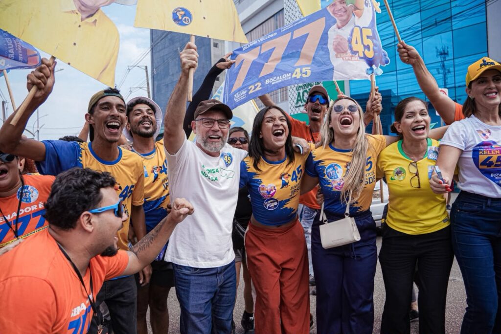 Alysson Bestene leva campanha de Bocalom às ruas e comanda bandeiraço do 45 em Rio Branco